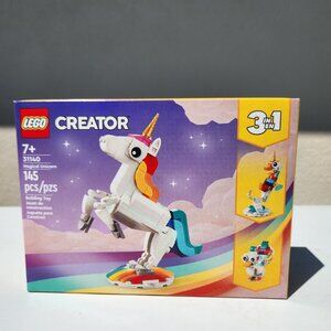 LEGO Creator 3-in-1 Magical Unicorn Seahorse Peacock Rainbow 31140 Easter Basket